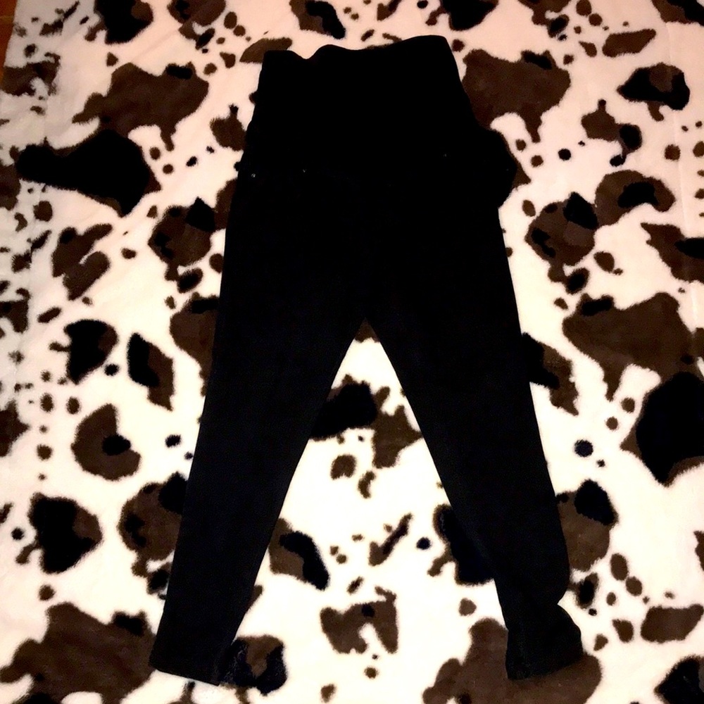 Black maternity pants